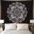 Black & White Circle Mandala Tapestry - The Tapestry Store Company